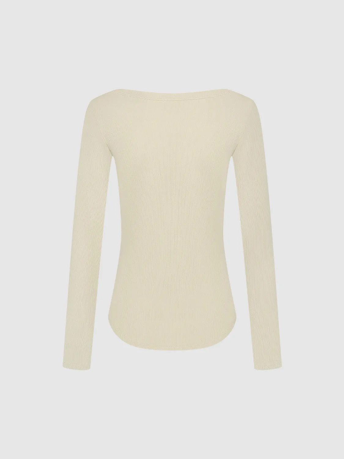 Long Sleeve Skinny T-Shirts sold by Urban Revivo product image thumbnail 4