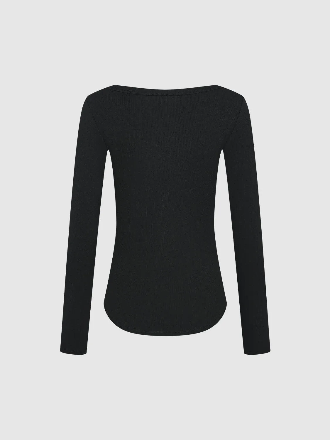 Long Sleeve Skinny T-Shirts sold by Urban Revivo product image thumbnail 2