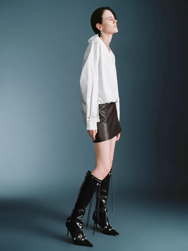 Leather Straight Skirts sold by Urban Revivo