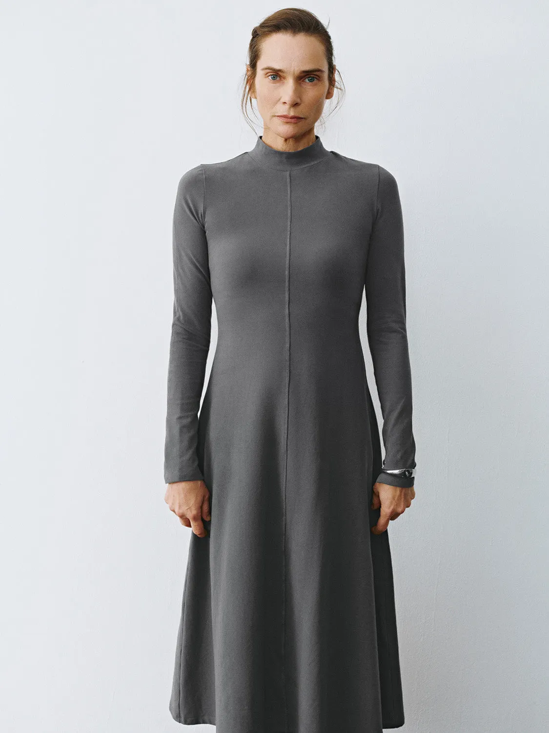 Long Sleeve Skinny A-Line Dresses sold by Urban Revivo product image thumbnail 4