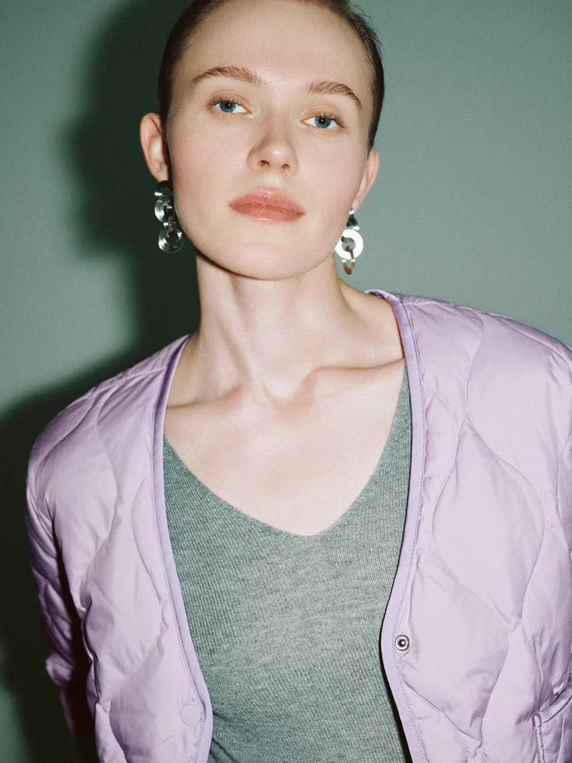 Lightweight Quilted Down Outerwear sold by Urban Revivo product image thumbnail 5