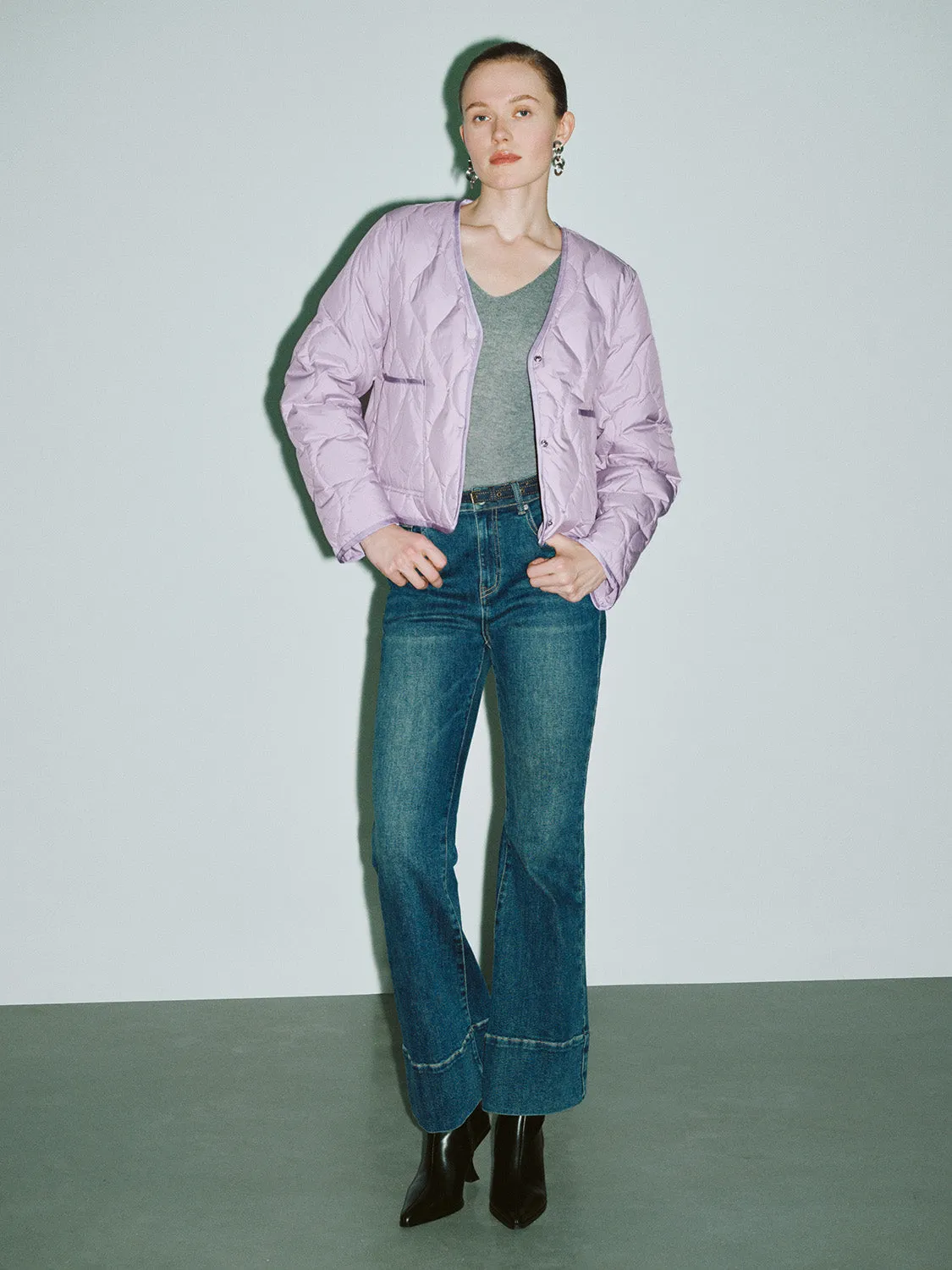 Lightweight Quilted Down Outerwear sold by Urban Revivo product image thumbnail 4