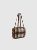 Plaid Shoulder Bags sold by Urban Revivo