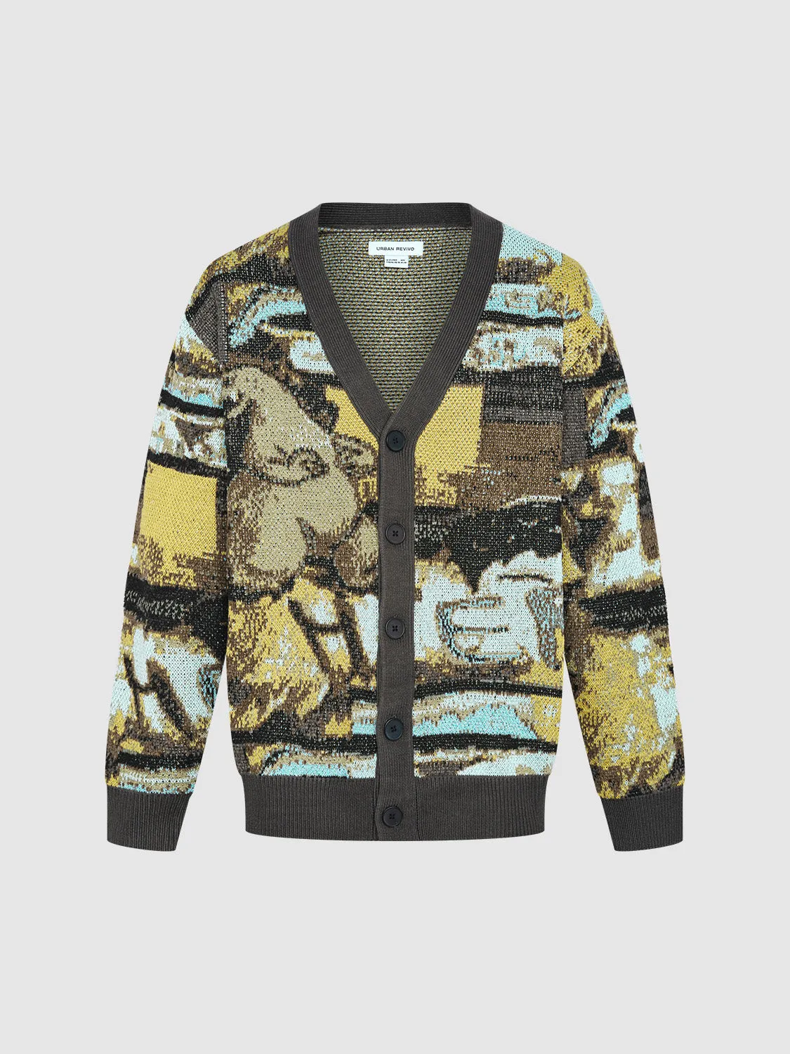 Mash Up Knitted Cardigans sold by Urban Revivo