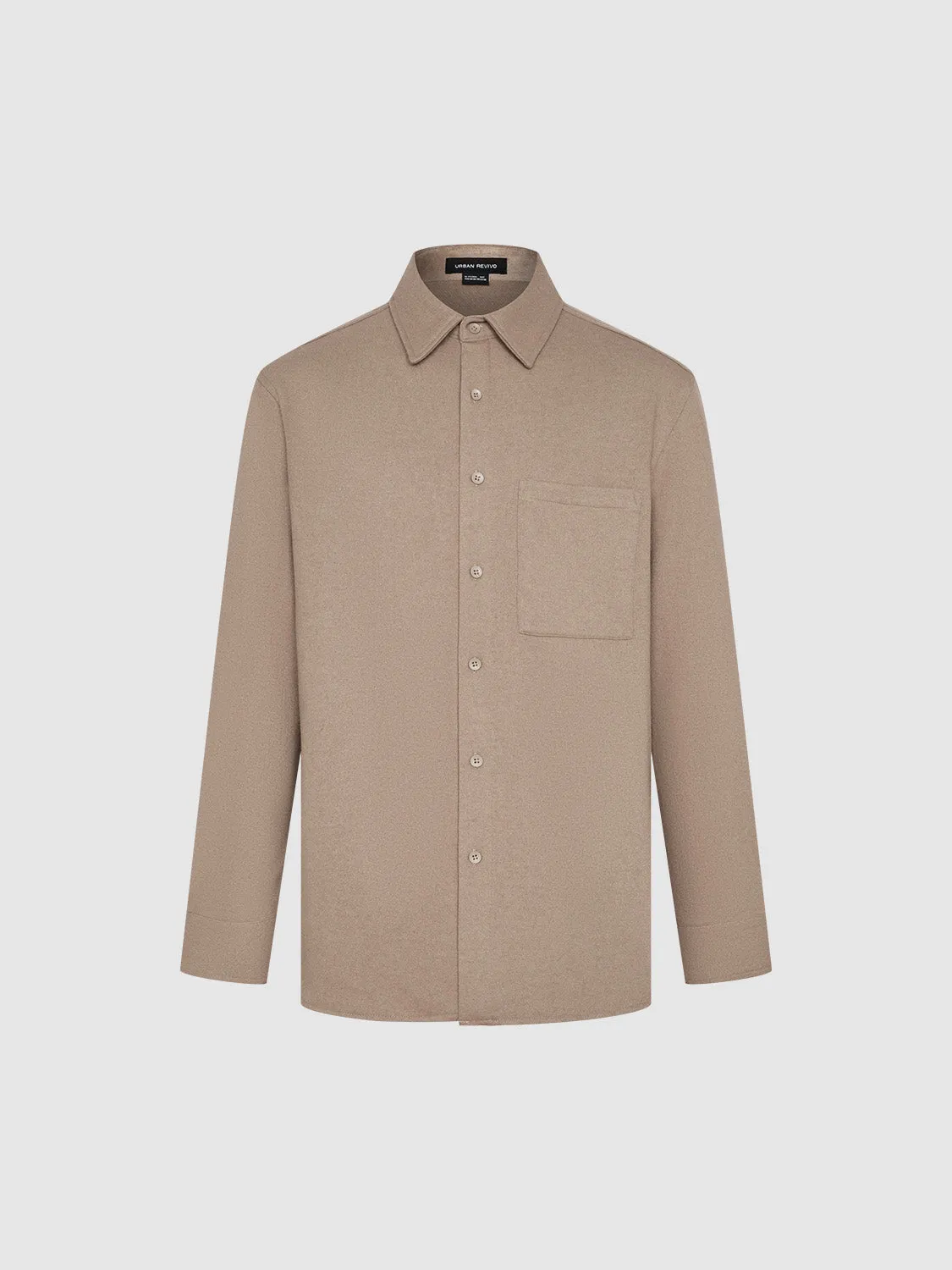 Loose Chest Pocket Shirt sold by Urban Revivo product image thumbnail 3