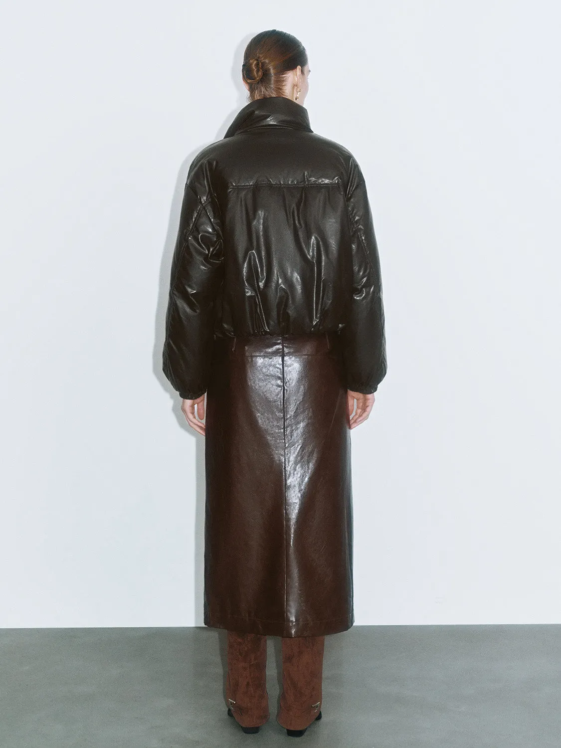 Leather Down Outerwear sold by Urban Revivo product image thumbnail 3