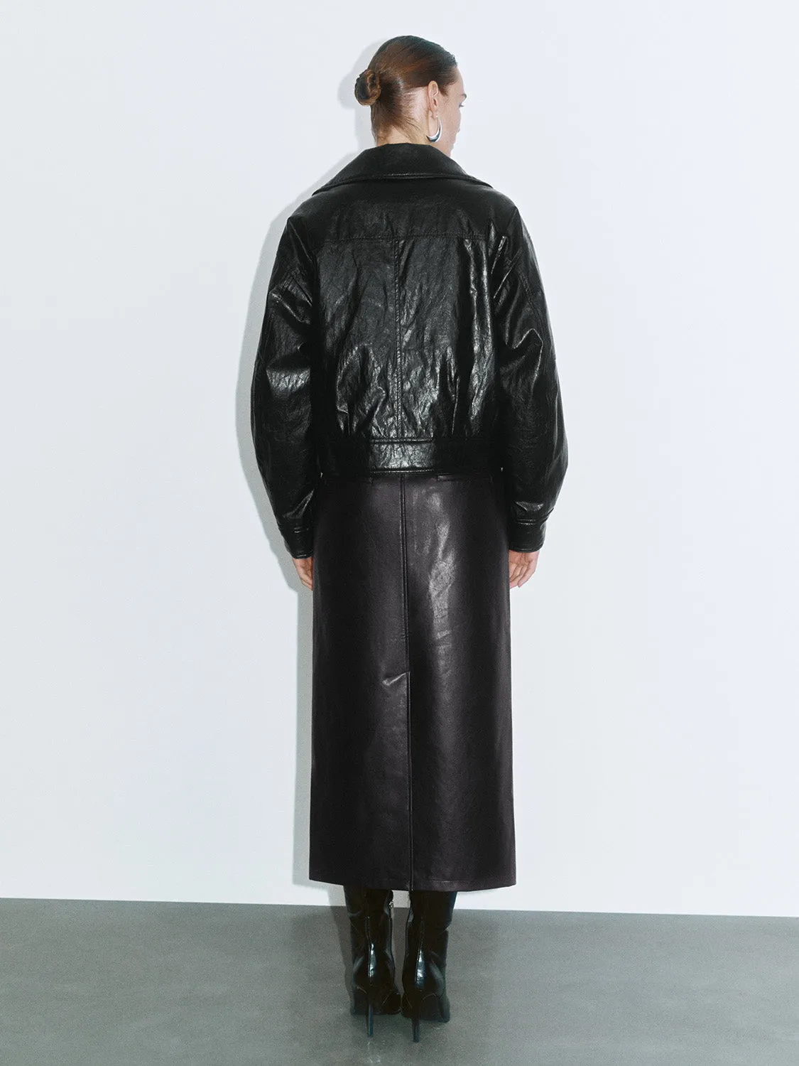 Leather Padded Coats sold by Urban Revivo product image thumbnail 3