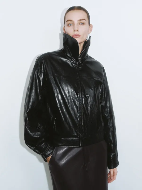 Leather Padded Coats sold by Urban Revivo