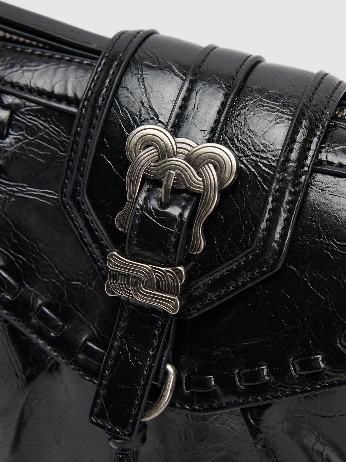 Leather Stripe Decor Shoulder Bags sold by Urban Revivo product image thumbnail 5