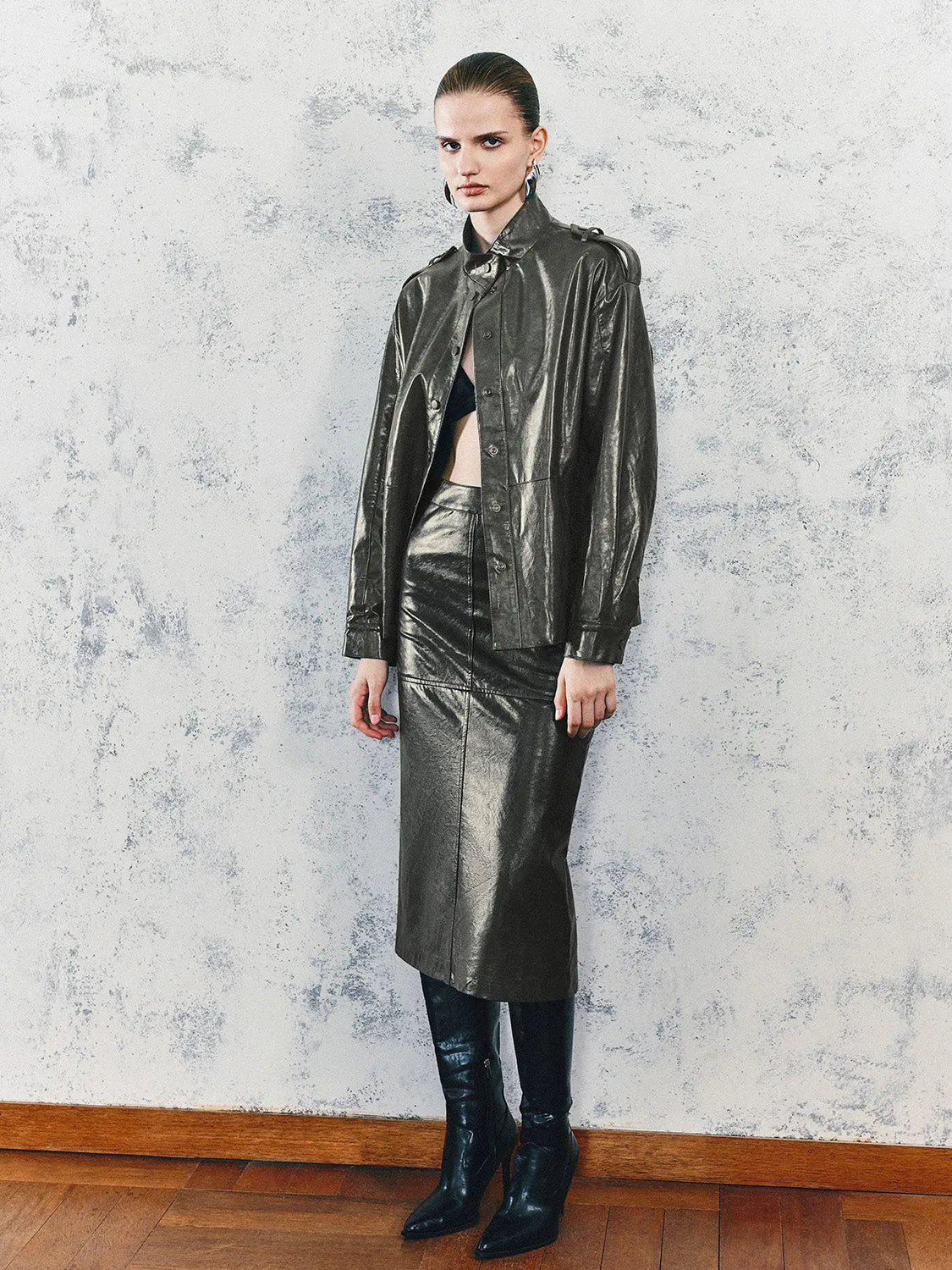 Peak Collar Jackets sold by Urban Revivo product image thumbnail 4