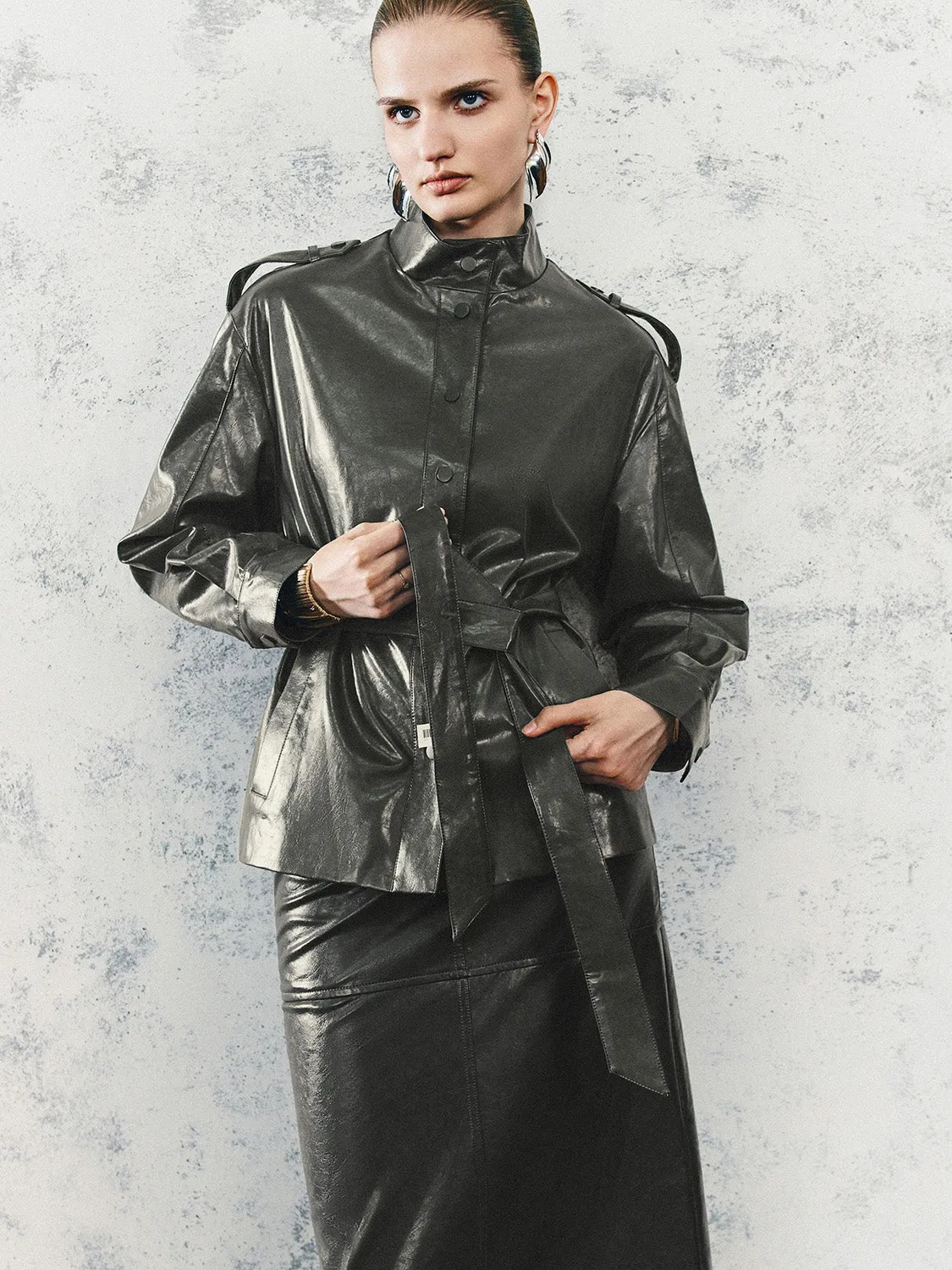 Peak Collar Jackets sold by Urban Revivo product image thumbnail 2