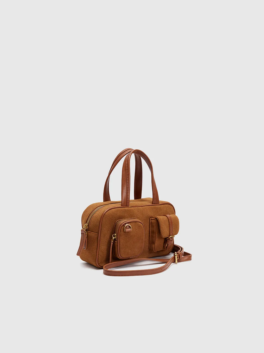 Multi Pocket Brown Shoulder Bag sold by Urban Revivo product image thumbnail 2