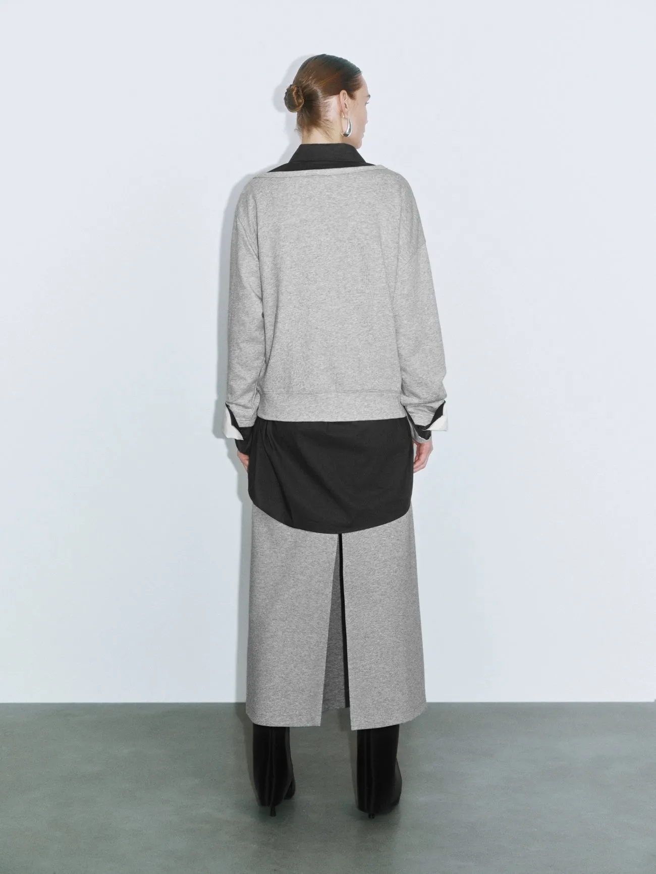 Long Sleeve Loose T-Shirts sold by Urban Revivo product image thumbnail 4