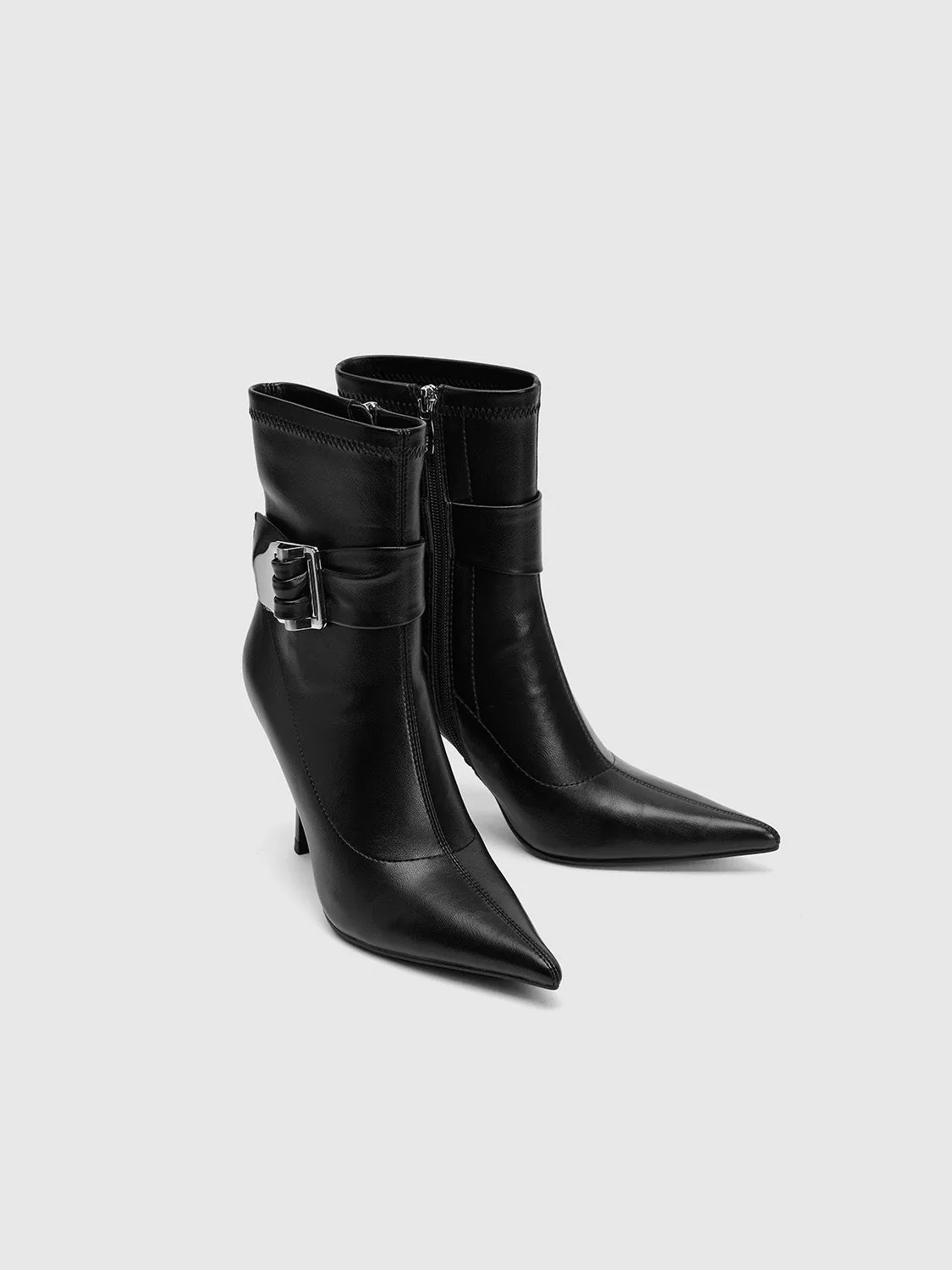 Leather High Heel Boots sold by Urban Revivo