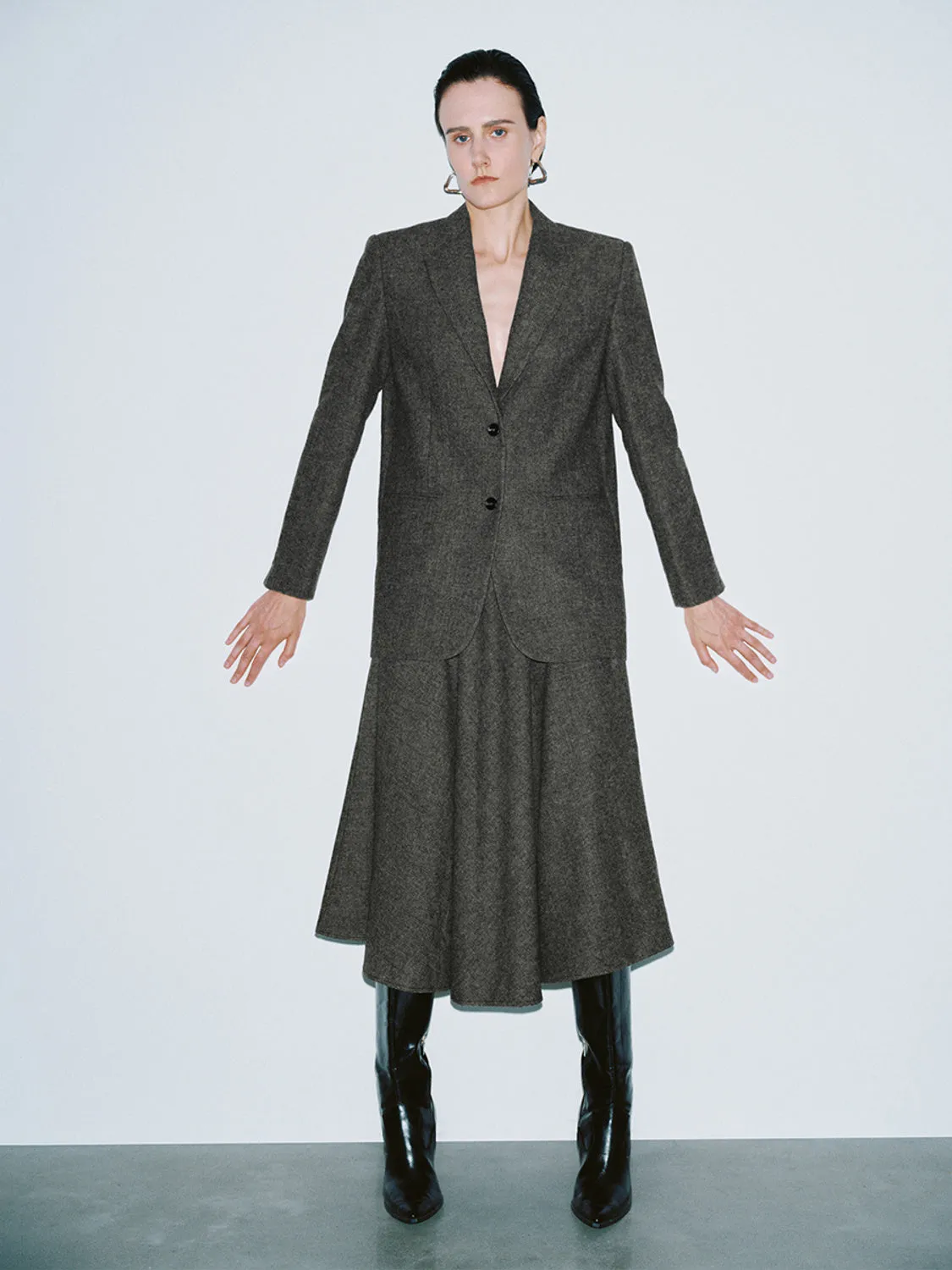 Notched Collar Blazers sold by Urban Revivo product image thumbnail 4