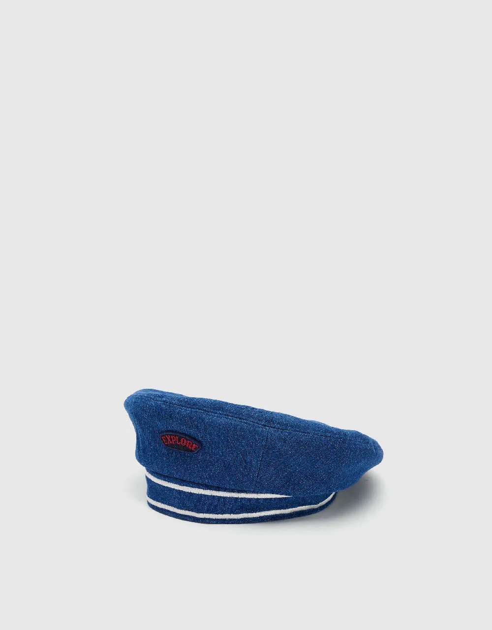 Letter Embroidered Denim Beret sold by Urban Revivo product image thumbnail 2