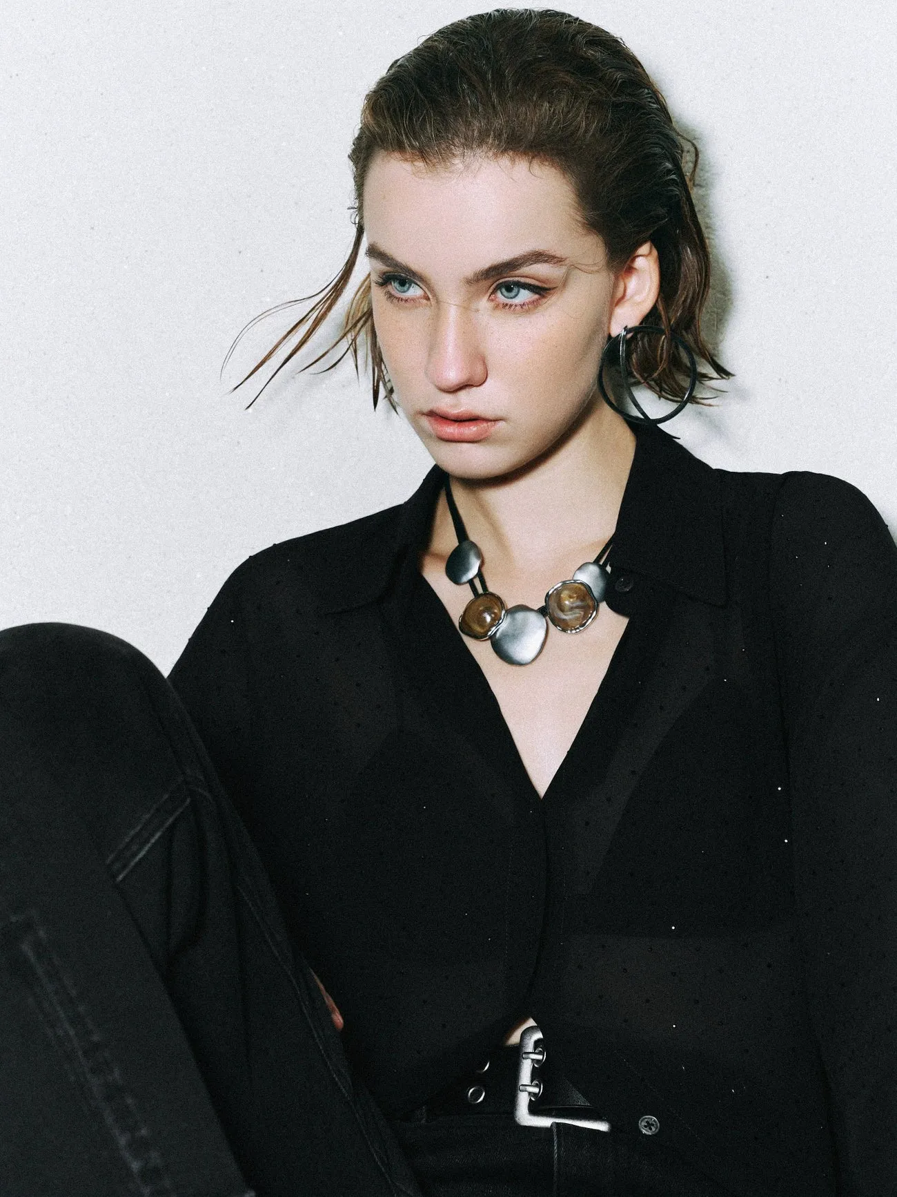 Mesh Button Up Shirts sold by Urban Revivo product image thumbnail 4