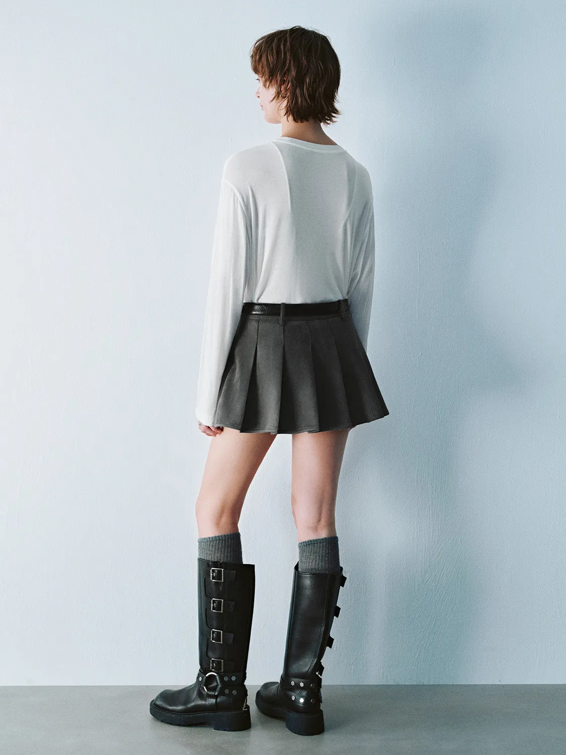 Long Sleeve Loose T-Shirts sold by Urban Revivo product image thumbnail 3