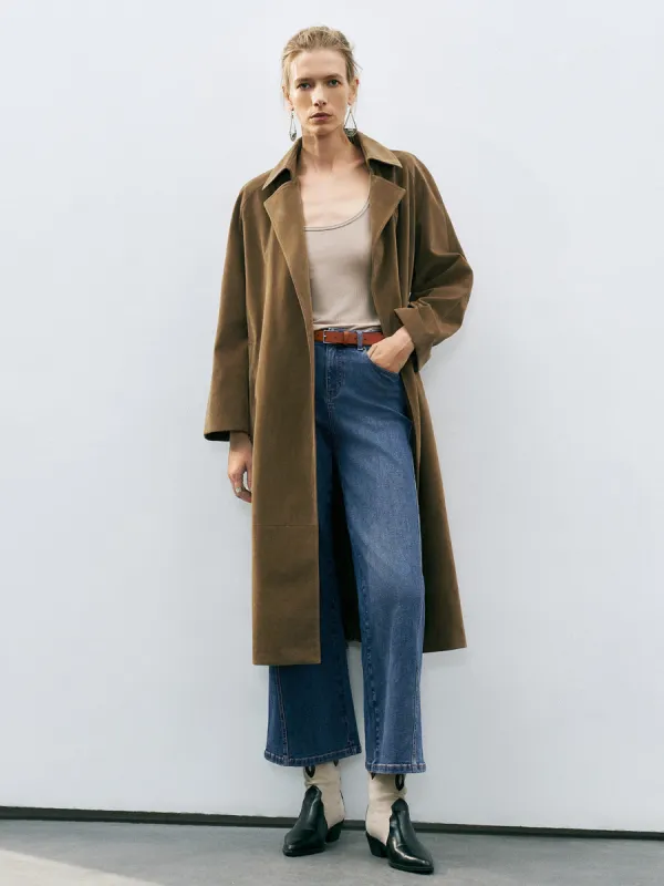 Notched Collar Trench Coats sold by Urban Revivo