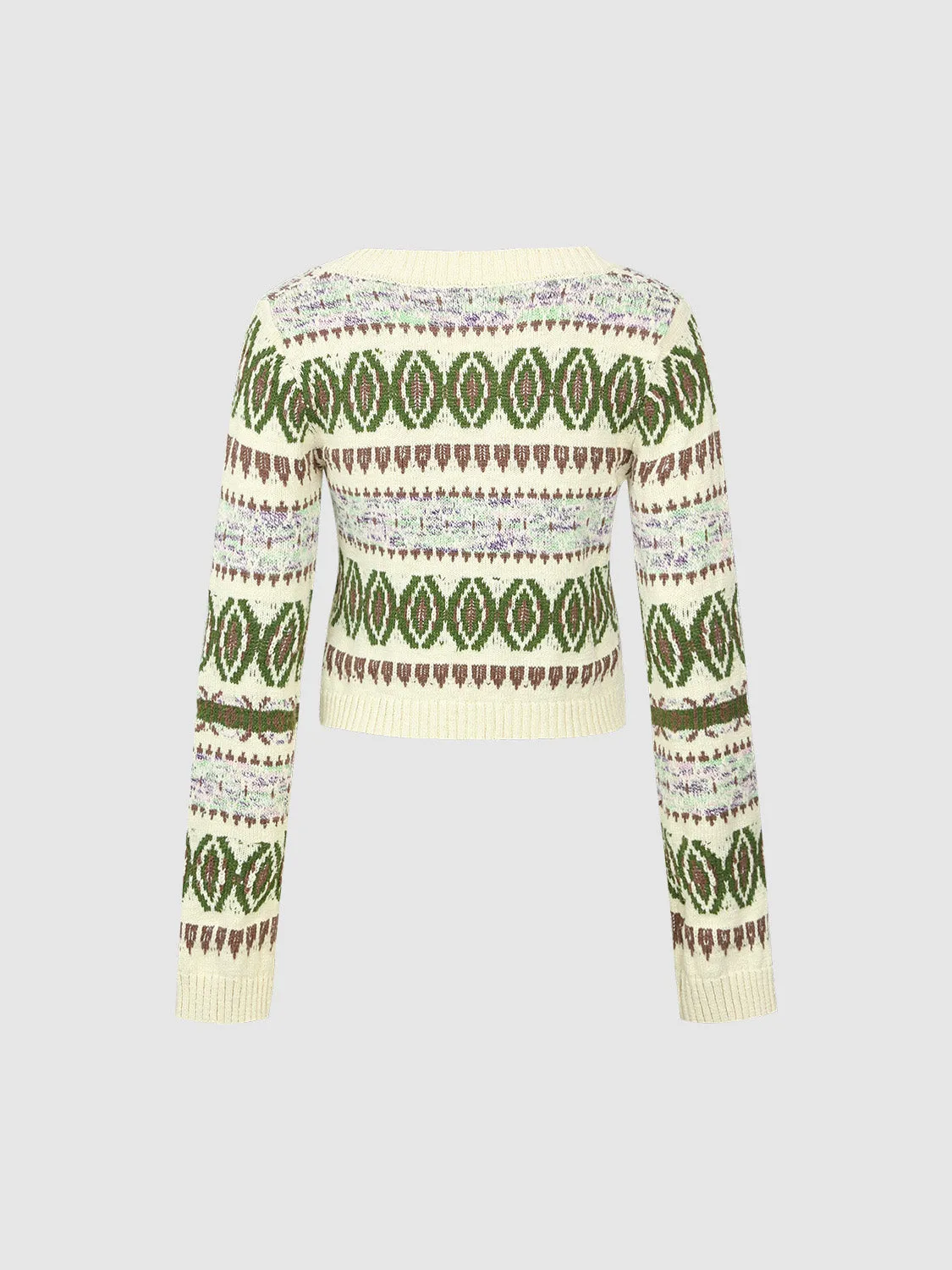 Long Sleeve Knitted T-Shirts sold by Urban Revivo product image thumbnail 2