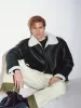 Leather Sherpa Lining Jackets sold by Urban Revivo