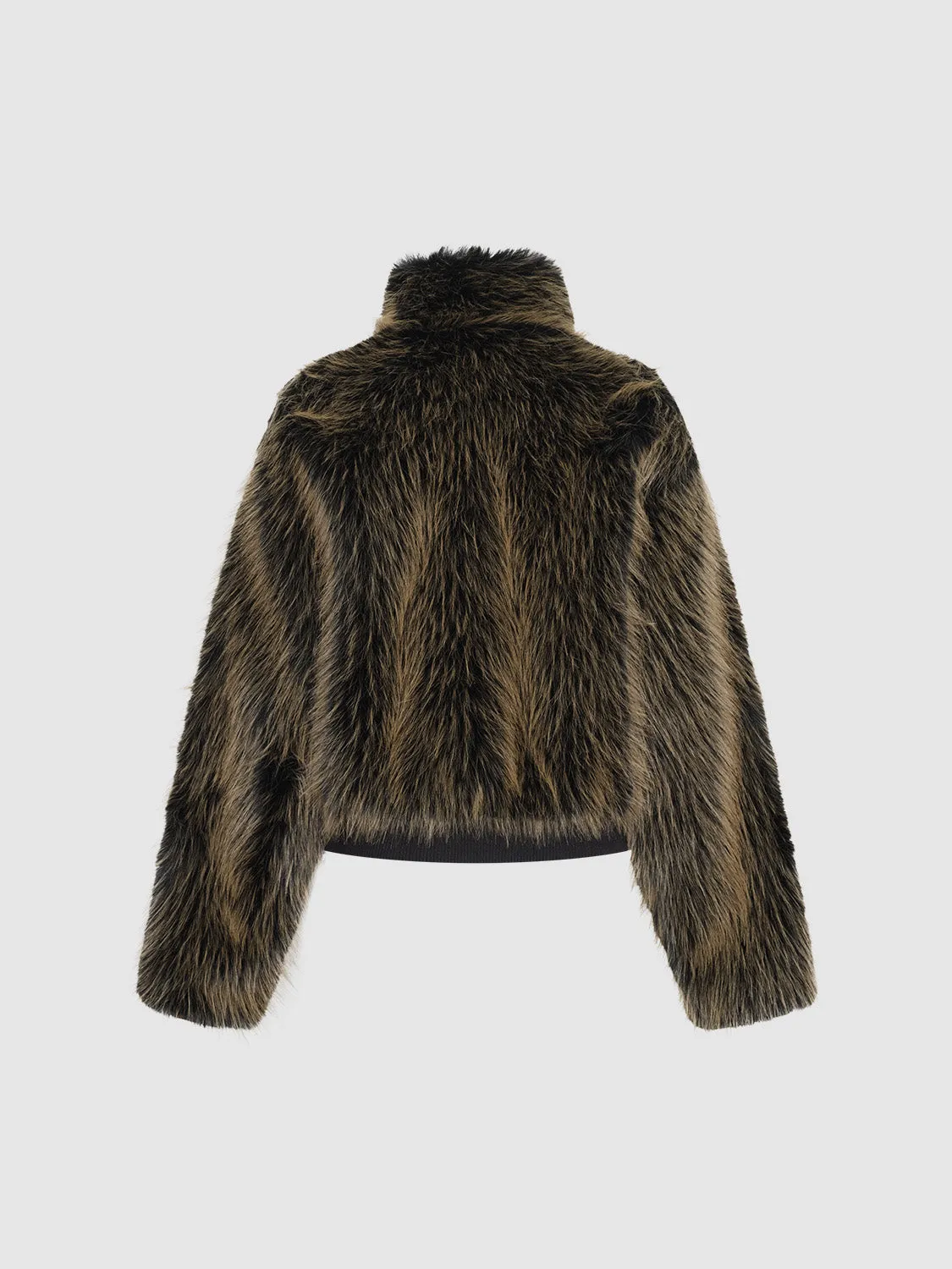 Faux Fur Loose Jackets sold by Urban Revivo product image thumbnail 2