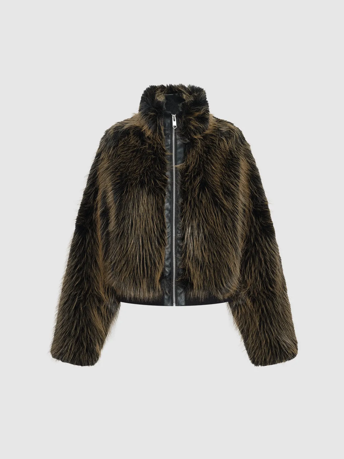 Faux Fur Loose Jackets sold by Urban Revivo product image thumbnail 3