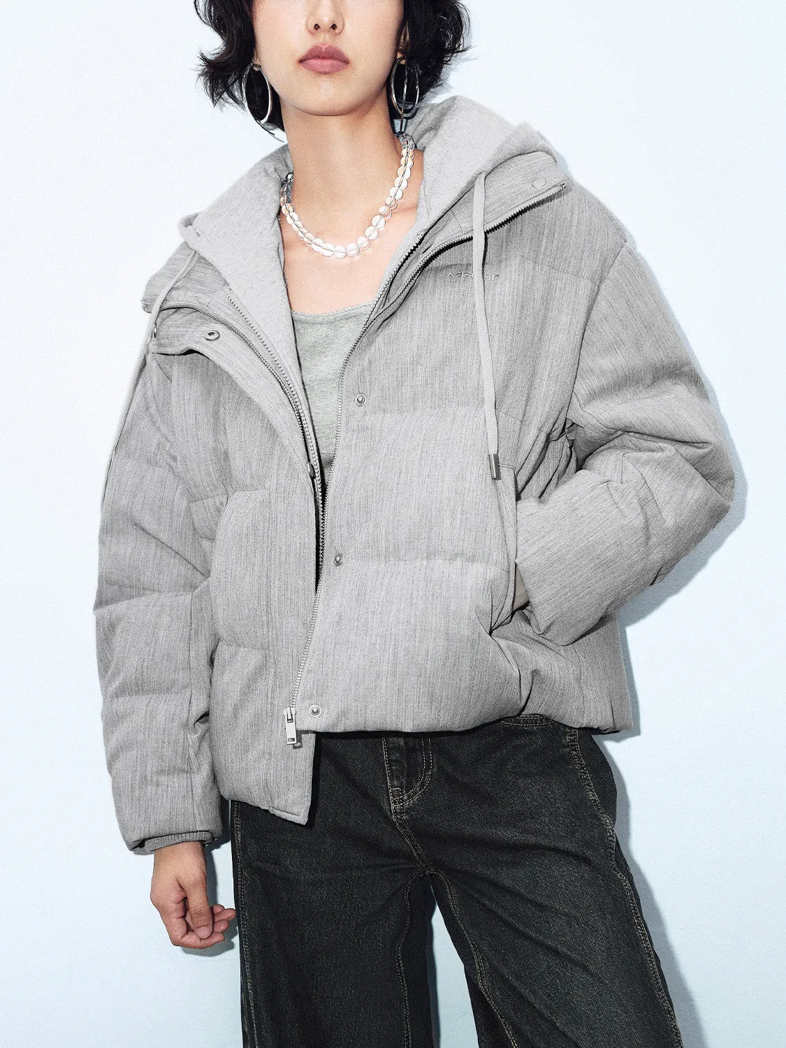 Hoodie Padded Down Outerwear sold by Urban Revivo