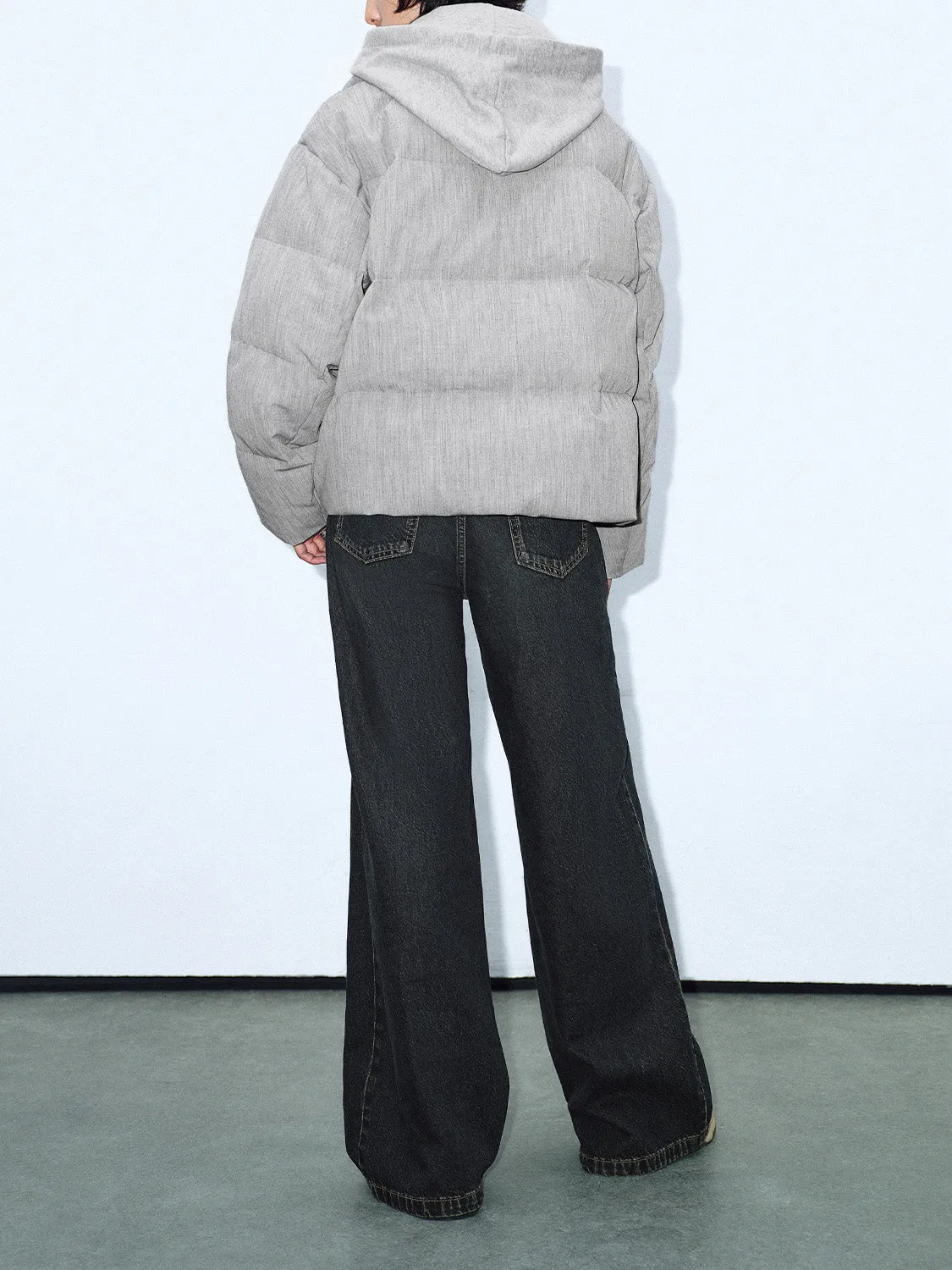 Hoodie Padded Down Outerwear sold by Urban Revivo product image thumbnail 3