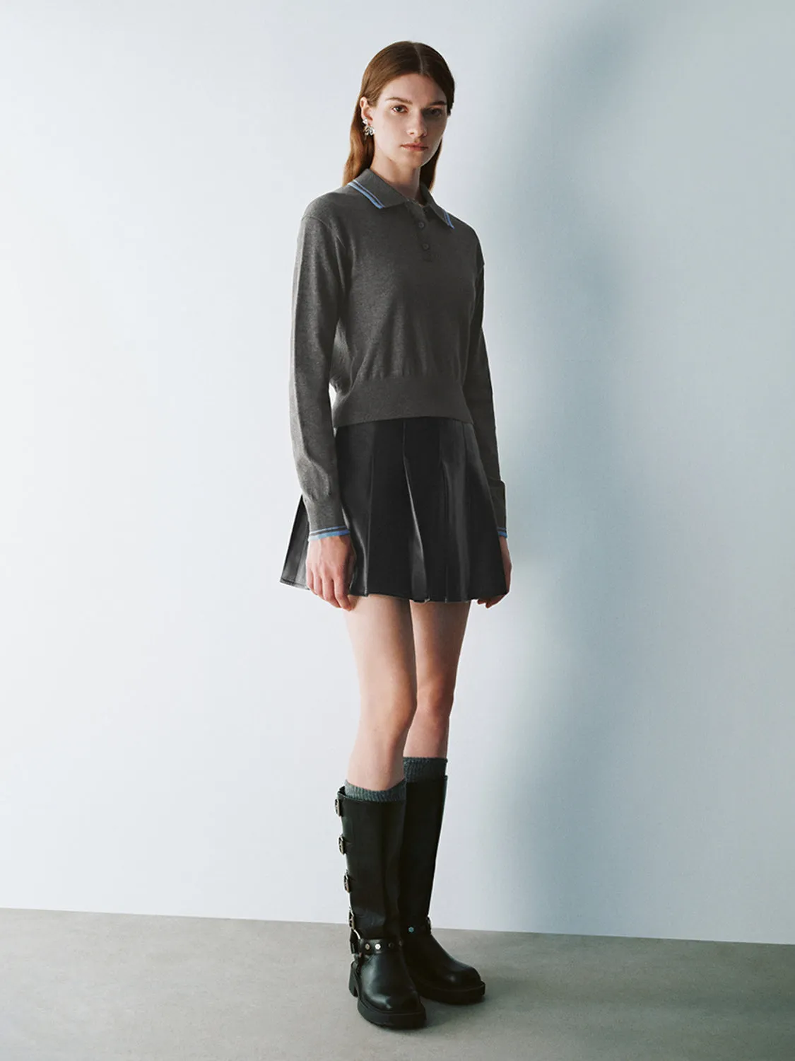 Leather A-Line Skirts sold by Urban Revivo product image thumbnail 5