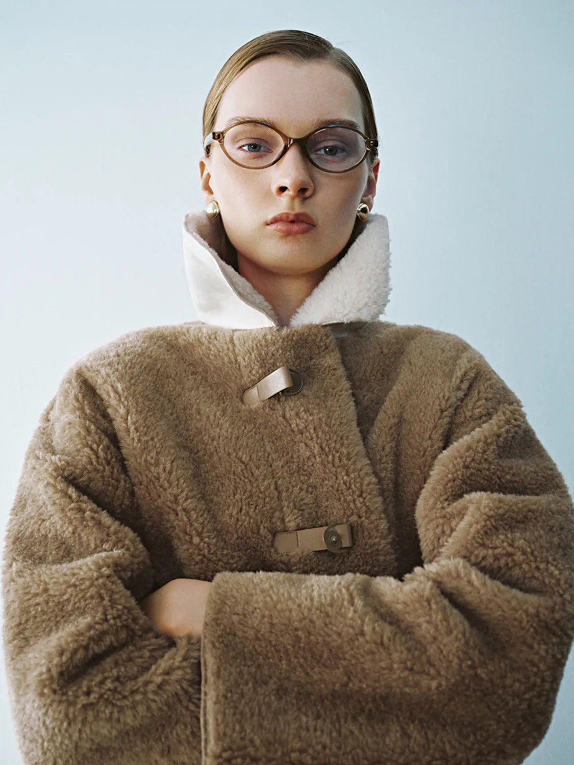 Fleece Sherpa Loose Jackets sold by Urban Revivo product image thumbnail 5