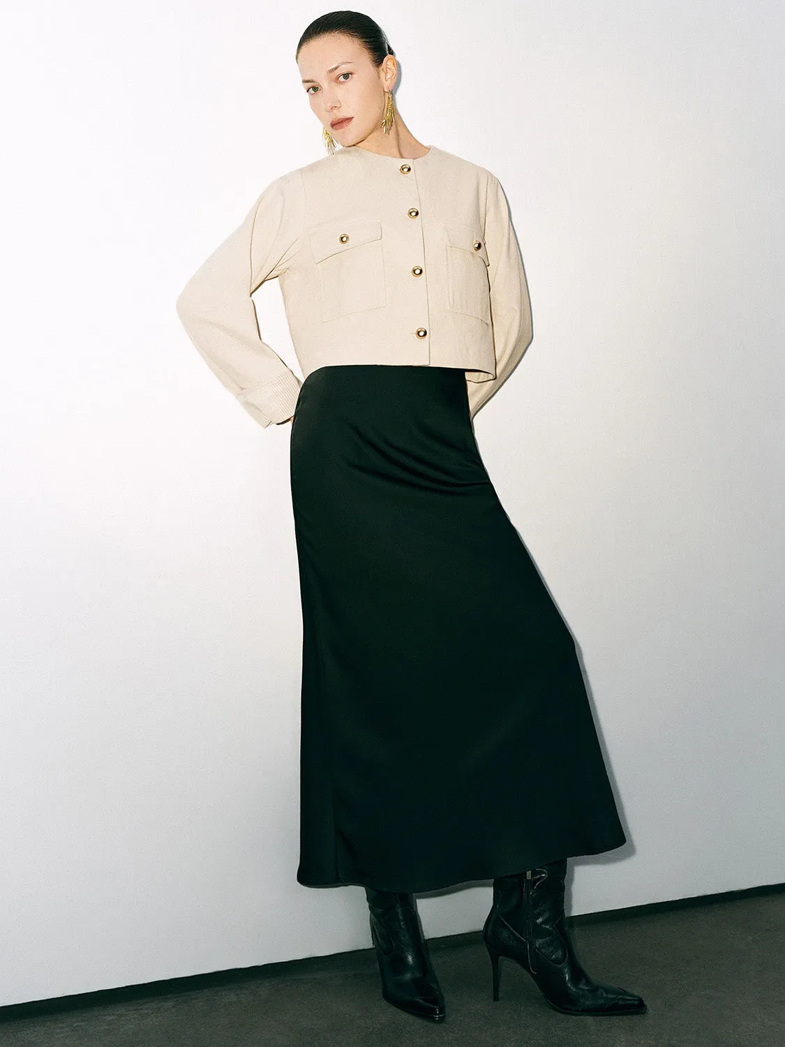 Flap Pocket Denim Jackets sold by Urban Revivo product image thumbnail 4