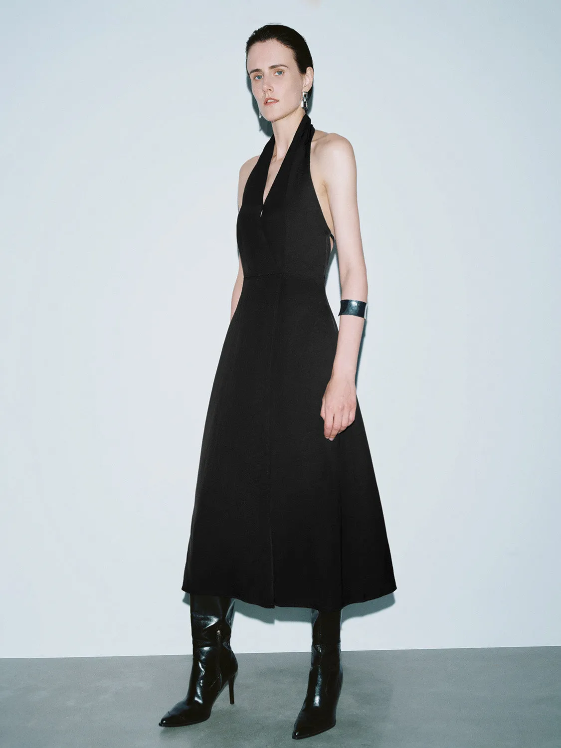 Halter Neck A-Line Dresses sold by Urban Revivo product image thumbnail 3