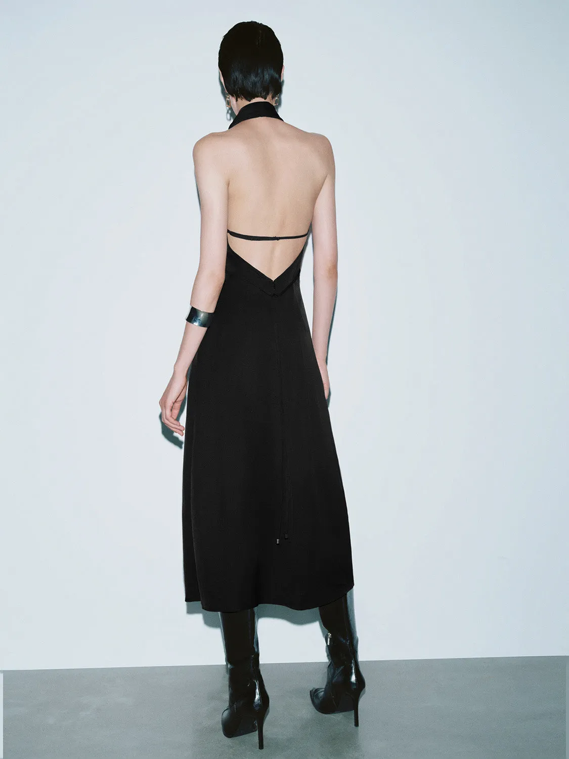 Halter Neck A-Line Dresses sold by Urban Revivo product image thumbnail 2