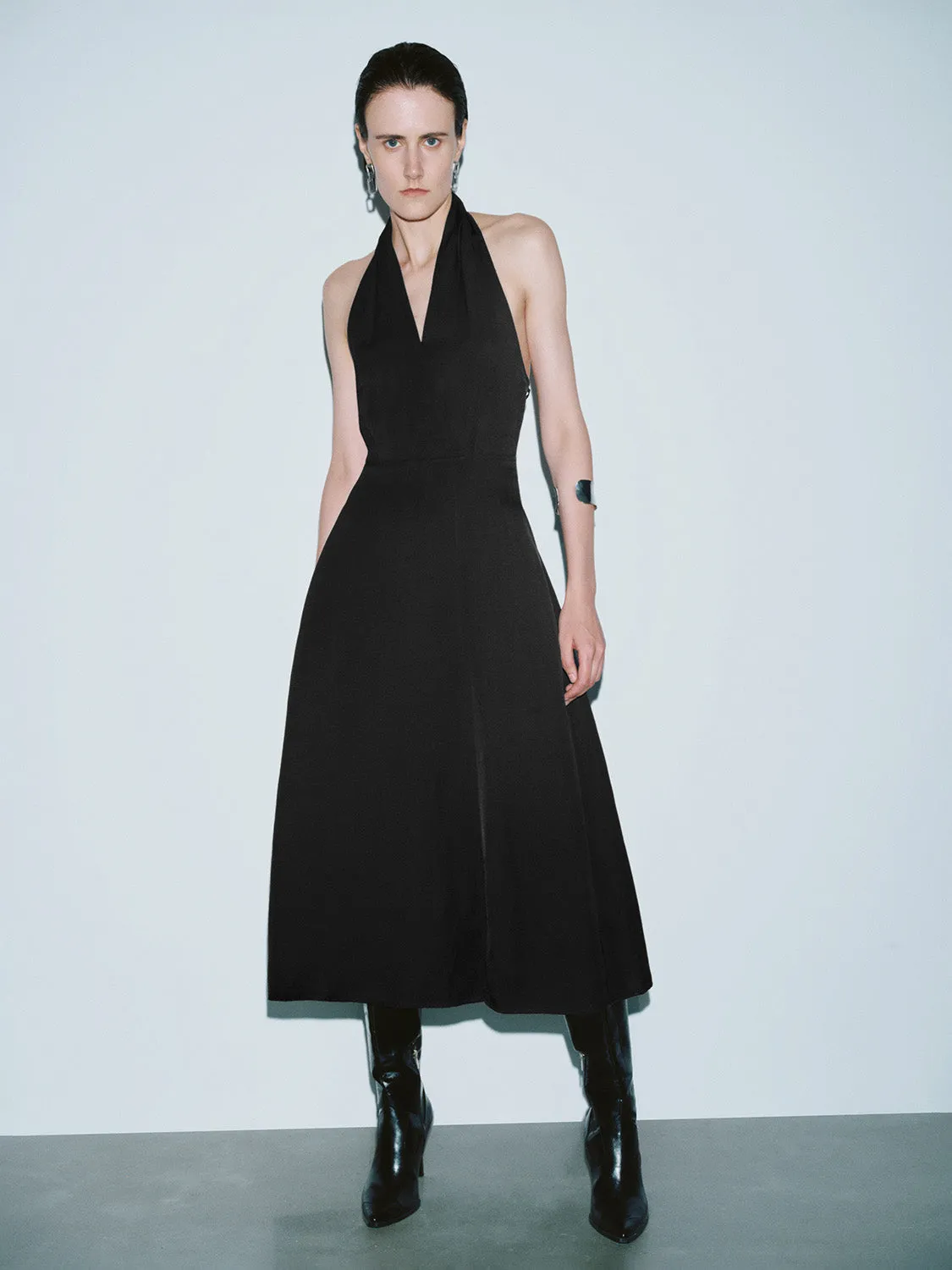 Halter Neck A-Line Dresses sold by Urban Revivo