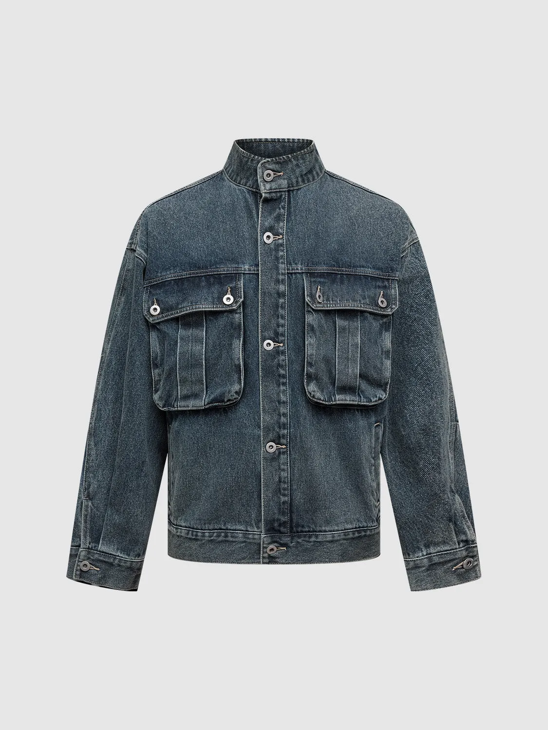 Guru Collar Denim Jackets sold by Urban Revivo