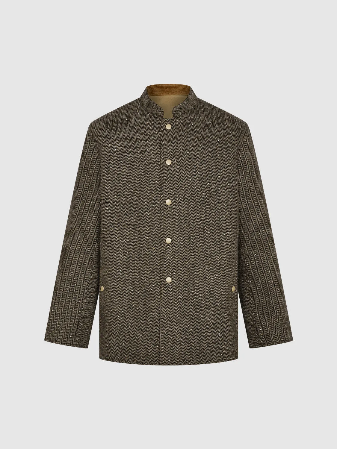 Guru Collar Tweed Jackets sold by Urban Revivo