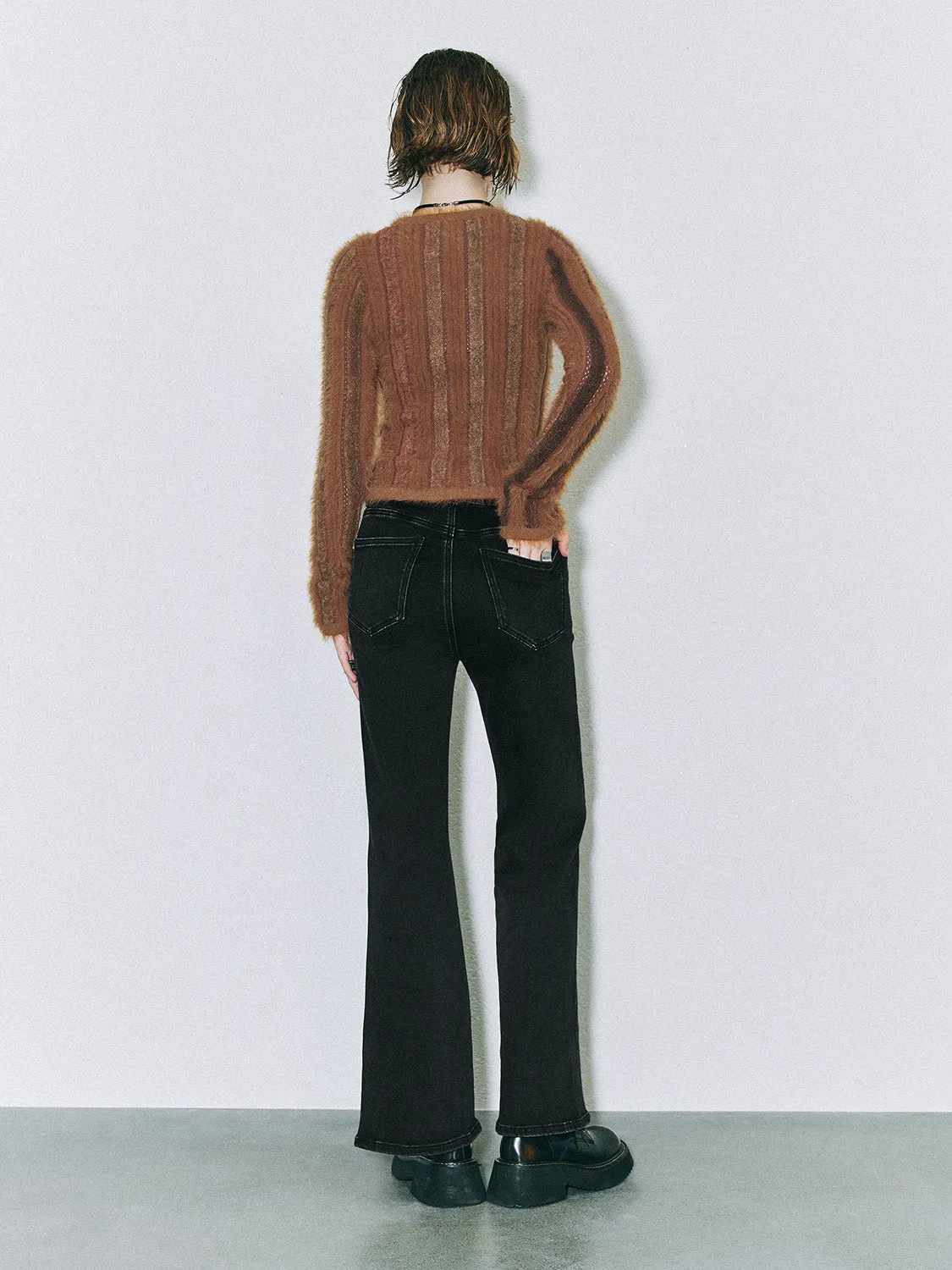 Fluffy Knitted T-Shirts sold by Urban Revivo product image thumbnail 3