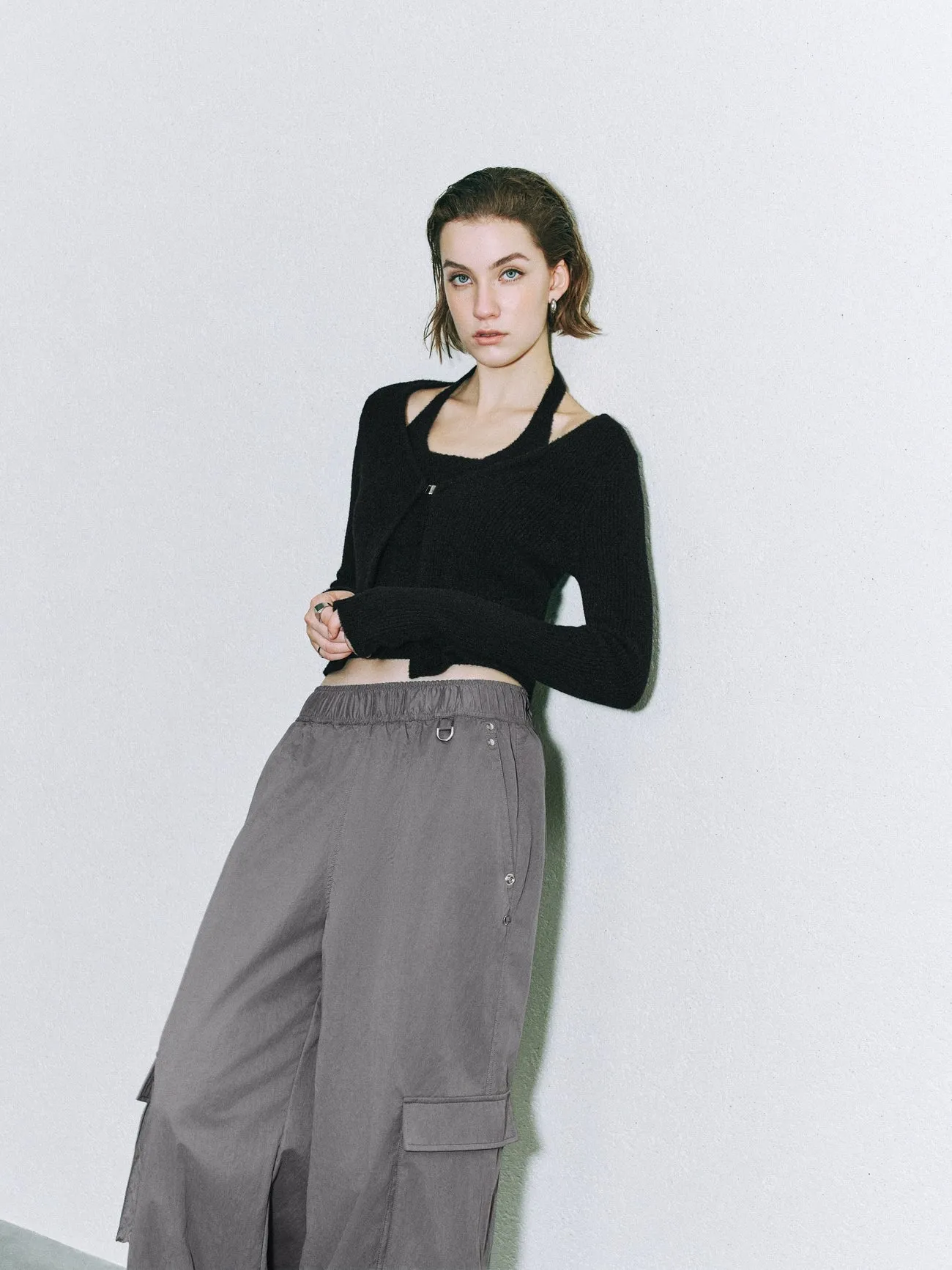 Halter Neck Knitted T-Shirts sold by Urban Revivo product image thumbnail 2