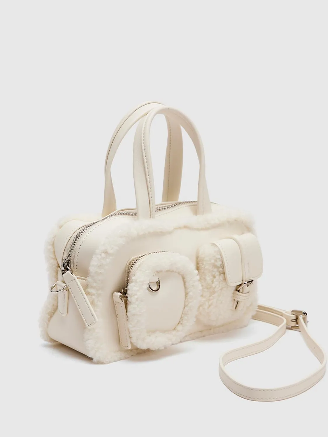 Fluffy Utility Shoulder Bag sold by Urban Revivo product image thumbnail 2