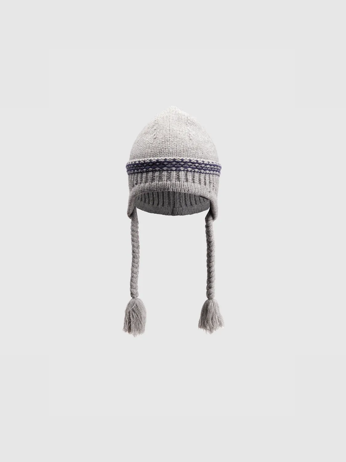 Knitted Beanie With String Decor sold by Urban Revivo