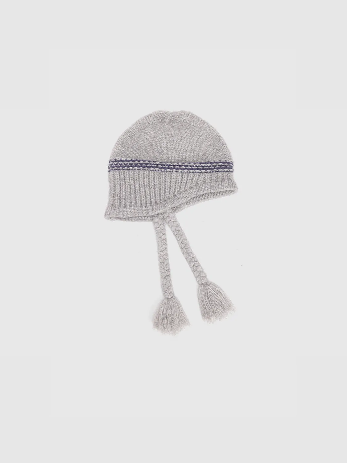 Knitted Beanie With String Decor sold by Urban Revivo product image thumbnail 2