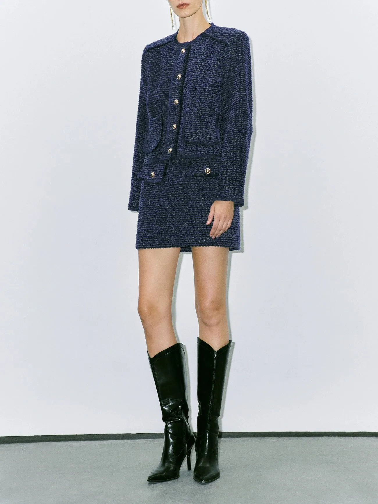 Flap Pocket Denim Skirts sold by Urban Revivo product image thumbnail 3