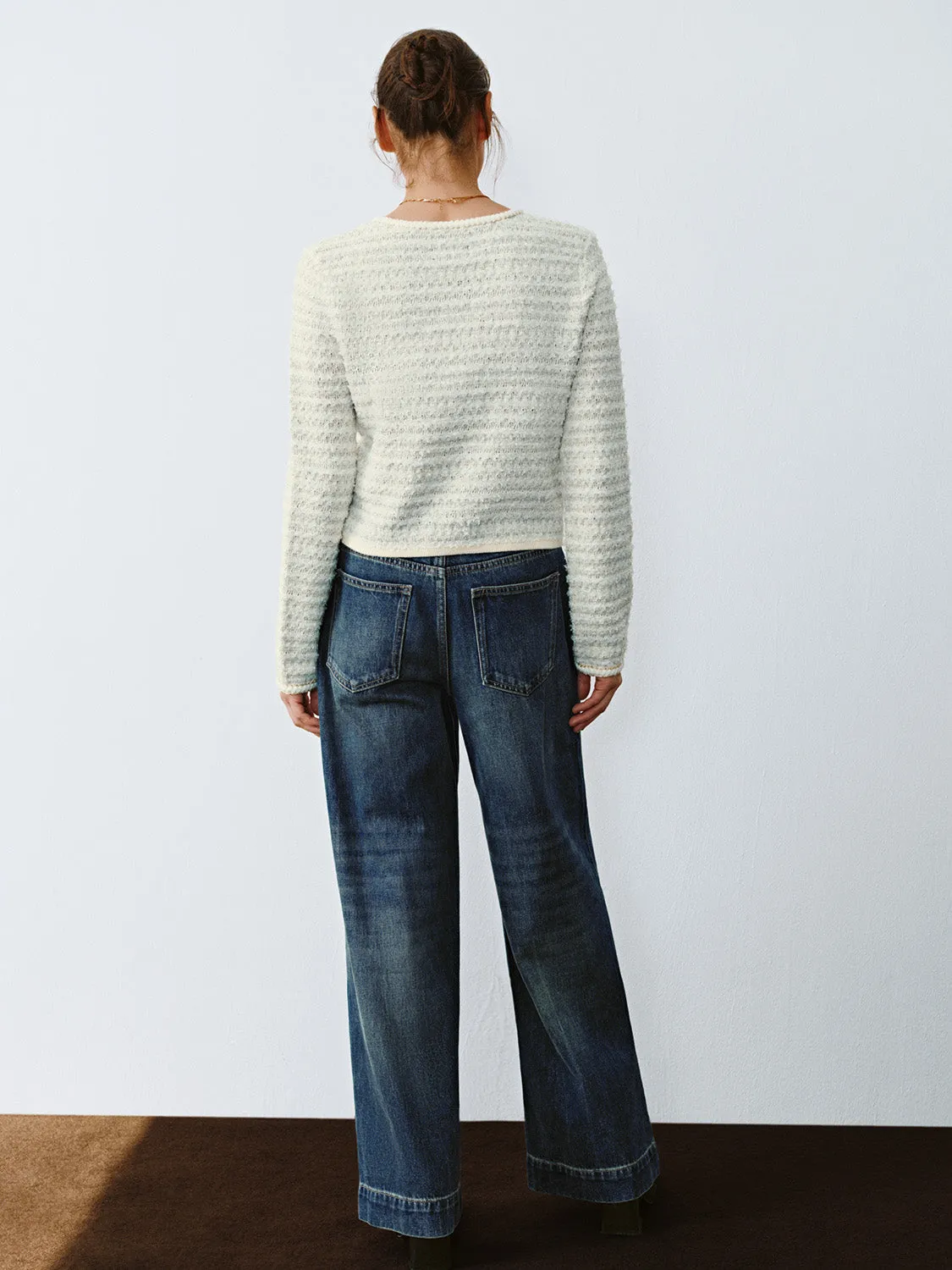 Cropped Skinny Knitted Cardigans sold by Urban Revivo product image thumbnail 3