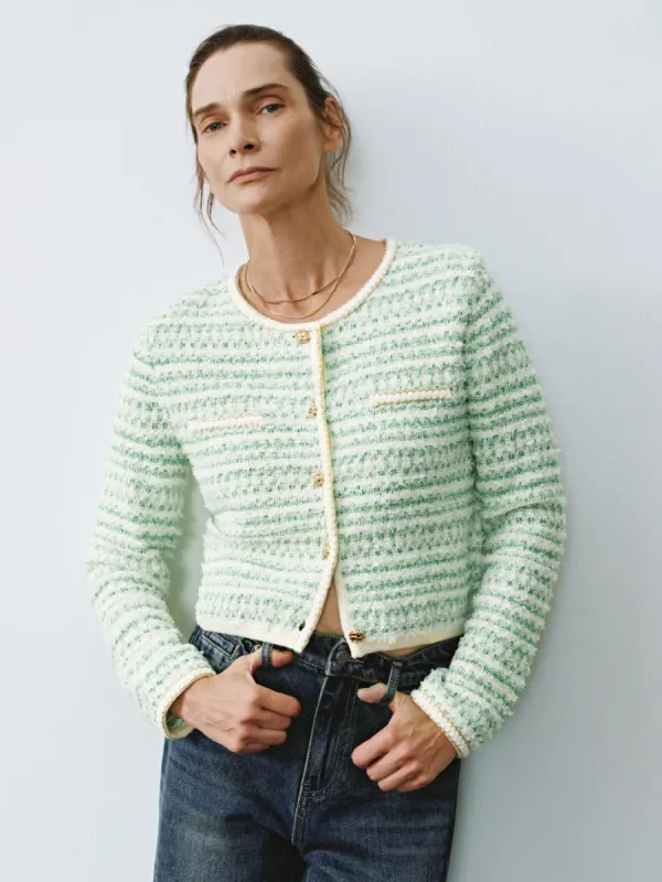 Cropped Skinny Knitted Cardigans sold by Urban Revivo