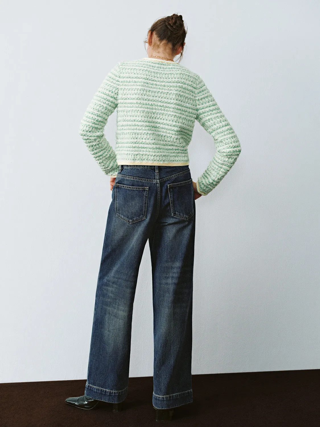 Cropped Skinny Knitted Cardigans sold by Urban Revivo product image thumbnail 3