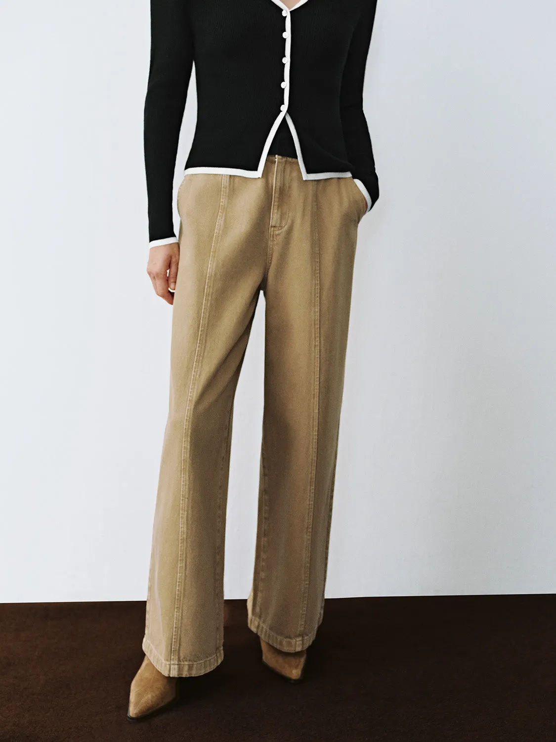 Denim Straight Jeans sold by Urban Revivo product image thumbnail 2