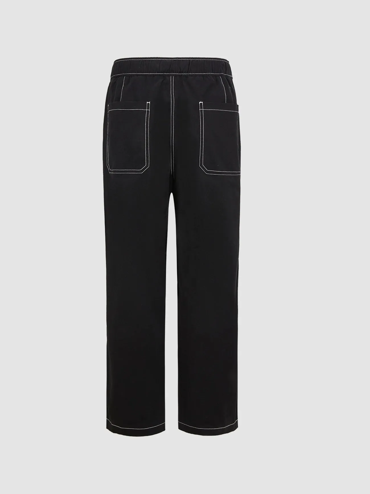 Denim Straight Pants sold by Urban Revivo product image thumbnail 2