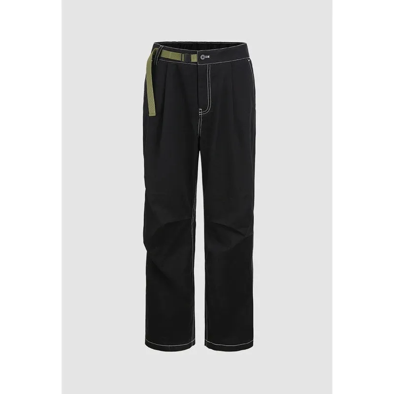 Denim Straight Pants sold by Urban Revivo product image thumbnail 3