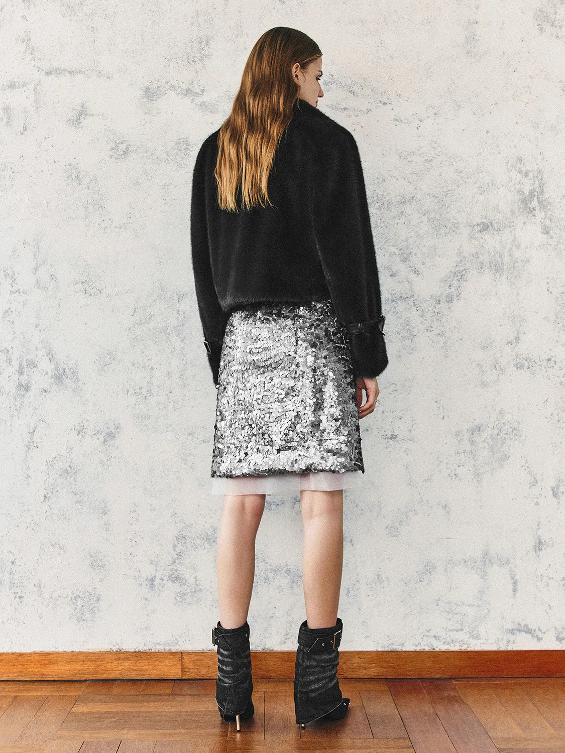 Cropped Leather Jackets sold by Urban Revivo product image thumbnail 3